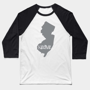 New Jersey Native NJ Pride Baseball T-Shirt